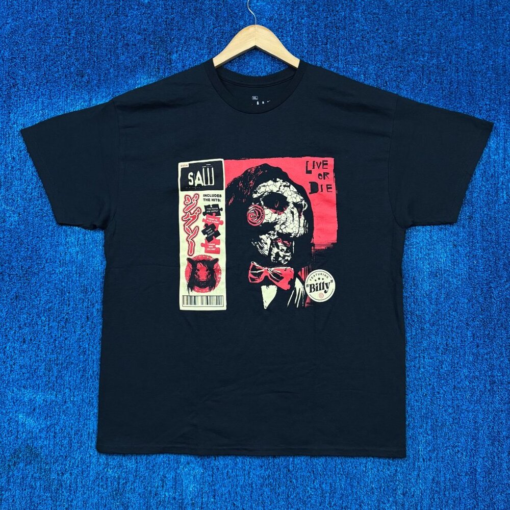 Saw Live or Die Billy the Doll Horror Movie Franchise Tee XL